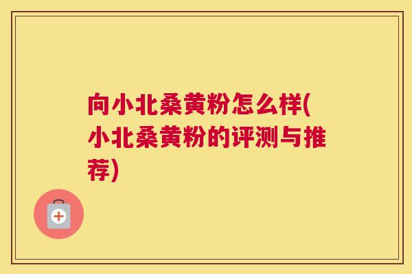 向小北桑黄粉怎么样(小北桑黄粉的评测与推荐) 向小北桑黄粉怎么样(小北桑黄粉的评测与推荐)