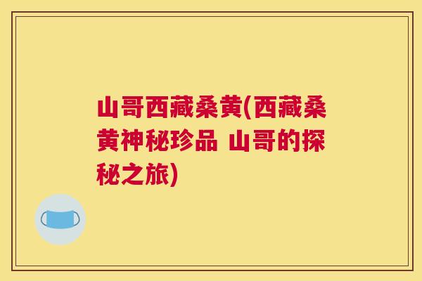 山哥西藏桑黄(西藏桑黄神秘珍品 山哥的探秘之旅) 山哥西藏桑黄(西藏桑黄神秘珍品 山哥的探秘之旅)