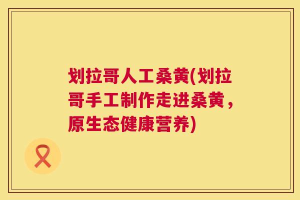 划拉哥人工桑黄(划拉哥手工制作走进桑黄,原生态健康营养) 划拉哥人工桑黄(划拉哥手工制作走进桑黄,原生态健康营养)