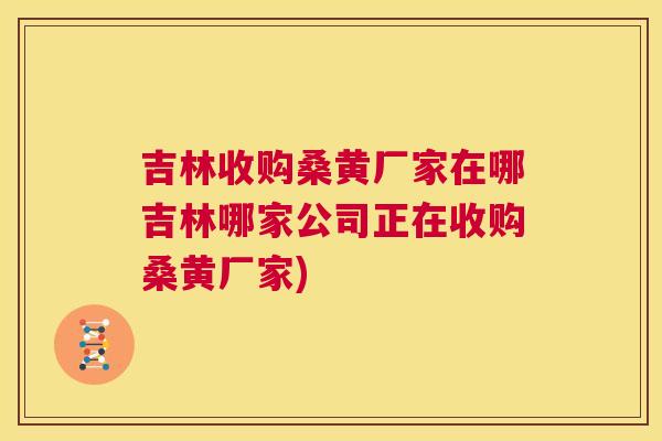 吉林收购桑黄厂家在哪吉林哪家公司正在收购桑黄厂家) 吉林收购桑黄厂家在哪吉林哪家公司正在收购桑黄厂家)