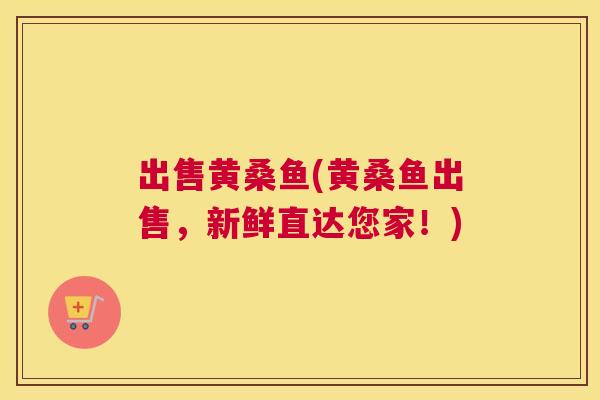 出售黄桑鱼(黄桑鱼出售,新鲜直达您家!) 出售黄桑鱼(黄桑鱼出售,新鲜直达您家!)