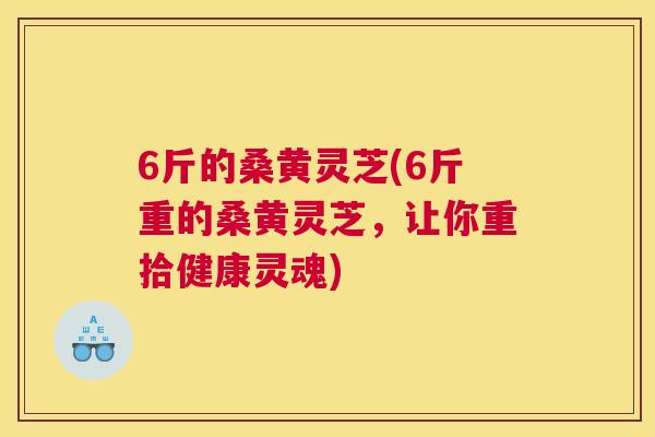 6斤的桑黄灵芝(6斤重的桑黄灵芝,让你重拾健康灵魂) 6斤的桑黄灵芝(6斤重的桑黄灵芝,让你重拾健康灵魂)