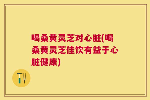 喝桑黄灵芝对(喝桑黄灵芝佳饮有益于健康) 喝桑黄灵芝对(喝桑黄灵芝佳饮有益于健康)