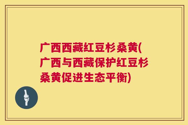 广西西藏红豆杉桑黄(广西与西藏保护红豆杉桑黄促进生态平衡)