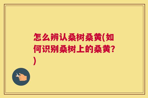 怎么辨认桑树桑黄(如何识别桑树上的桑黄?) 怎么辨认桑树桑黄(如何识别桑树上的桑黄?)