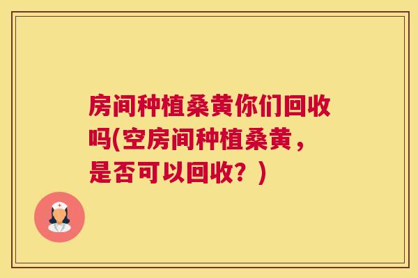 房间种植桑黄你们回收吗(空房间种植桑黄,是否可以回收?) 房间种植桑黄你们回收吗(空房间种植桑黄,是否可以回收?)
