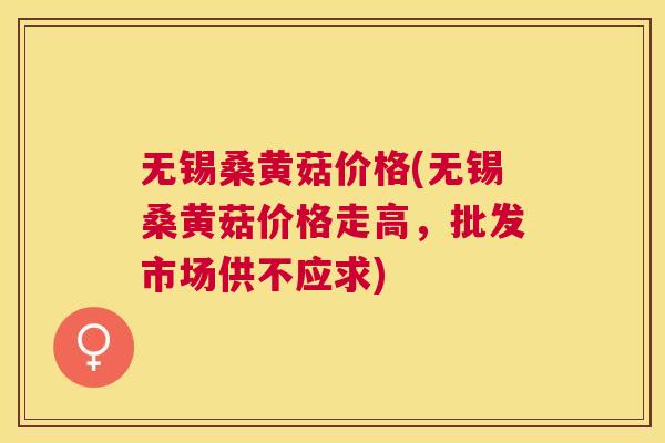 无锡桑黄菇价格(无锡桑黄菇价格走高,批发市场供不应求) 无锡桑黄菇价格(无锡桑黄菇价格走高,批发市场供不应求)