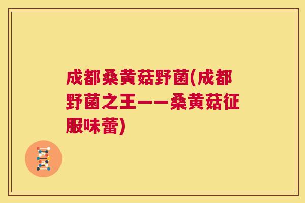 成都桑黄菇野菌(成都野菌之王——桑黄菇征服味蕾) 成都桑黄菇野菌(成都野菌之王——桑黄菇征服味蕾)