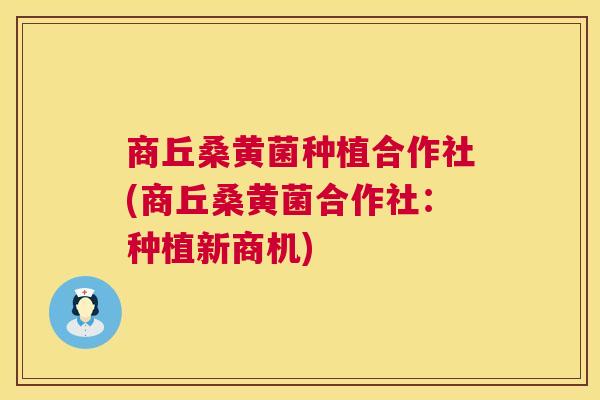 商丘桑黄菌种植合作社(商丘桑黄菌合作社:种植新商机) 商丘桑黄菌种植合作社(商丘桑黄菌合作社:种植新商机)