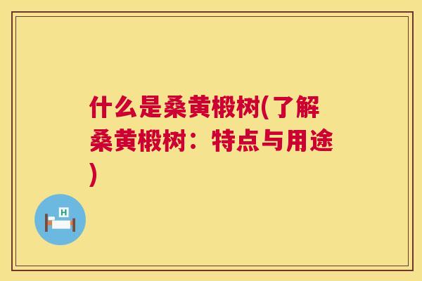 什么是桑黄椴树(了解桑黄椴树:特点与用途) 什么是桑黄椴树(了解桑黄椴树:特点与用途)