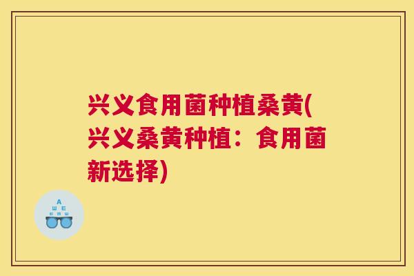 兴义食用菌种植桑黄(兴义桑黄种植:食用菌新选择) 兴义食用菌种植桑黄(兴义桑黄种植:食用菌新选择)