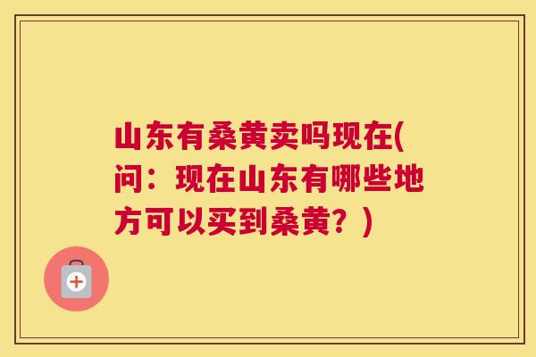 山东有桑黄卖吗现在(问:现在山东有哪些地方可以买到桑黄?) 山东有桑黄卖吗现在(问:现在山东有哪些地方可以买到桑黄?)