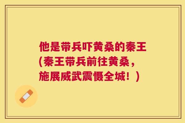 他是带兵吓黄桑的秦王(秦王带兵前往黄桑,施展威武震慑全城!) 他是带兵吓黄桑的秦王(秦王带兵前往黄桑,施展威武震慑全城!)