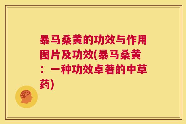 暴马桑黄的功效与作用图片及功效(暴马桑黄:一种功效卓著的中草药) 暴马桑黄的功效与作用图片及功效(暴马桑黄:一种功效卓著的中草药)
