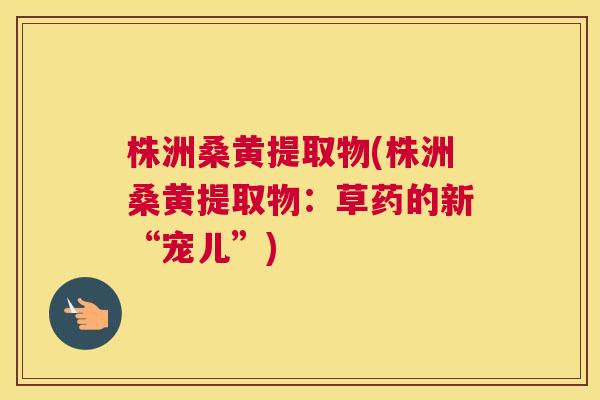 株洲桑黄提取物(株洲桑黄提取物:草药的新“宠儿”) 株洲桑黄提取物(株洲桑黄提取物:草药的新“宠儿”)