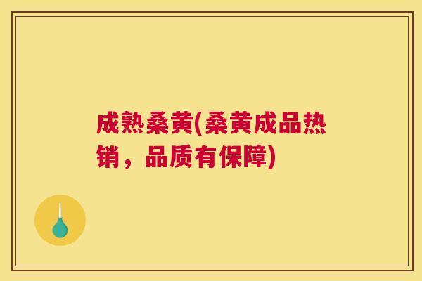 成熟桑黄(桑黄成品热销,品质有保障) 成熟桑黄(桑黄成品热销,品质有保障)