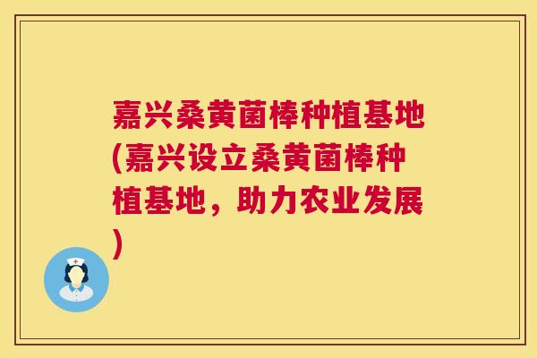 嘉兴桑黄菌棒种植基地(嘉兴设立桑黄菌棒种植基地,助力农业发展) 嘉兴桑黄菌棒种植基地(嘉兴设立桑黄菌棒种植基地,助力农业发展)