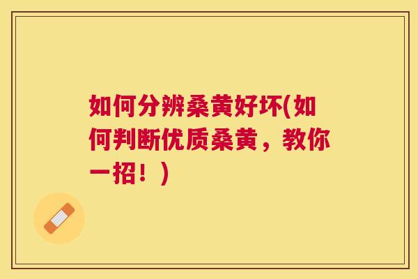 如何分辨桑黄好坏(如何判断优质桑黄,教你一招!) 如何分辨桑黄好坏(如何判断优质桑黄,教你一招!)