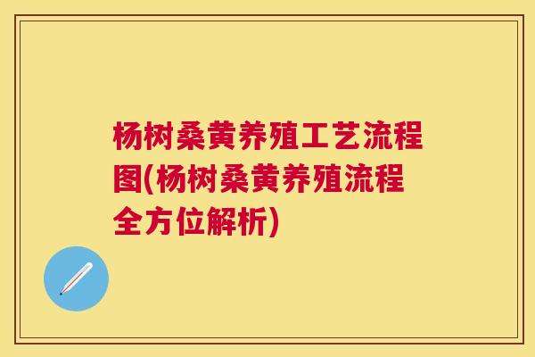 杨树桑黄养殖工艺流程图(杨树桑黄养殖流程全方位解析) 杨树桑黄养殖工艺流程图(杨树桑黄养殖流程全方位解析)