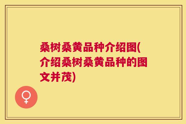 桑树桑黄品种介绍图(介绍桑树桑黄品种的图文并茂) 桑树桑黄品种介绍图(介绍桑树桑黄品种的图文并茂)