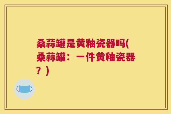 桑蒜罐是黄釉瓷器吗(桑蒜罐:一件黄釉瓷器?) 桑蒜罐是黄釉瓷器吗(桑蒜罐:一件黄釉瓷器?)