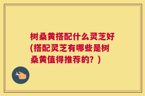 树桑黄搭配什么灵芝好(搭配灵芝有哪些是树桑黄值得推荐的?) 树桑黄搭配什么灵芝好(搭配灵芝有哪些是树桑黄值得推荐的?)