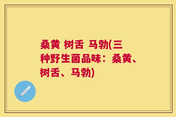 桑黄 树舌 马勃(三种野生菌品味:桑黄、树舌、马勃) 桑黄 树舌 马勃(三种野生菌品味:桑黄、树舌、马勃)