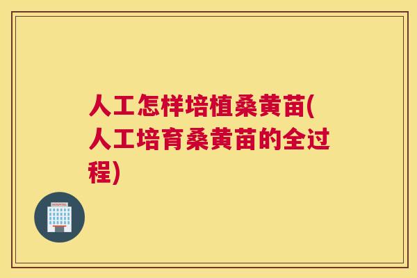 人工怎样培植桑黄苗(人工培育桑黄苗的全过程) 人工怎样培植桑黄苗(人工培育桑黄苗的全过程)
