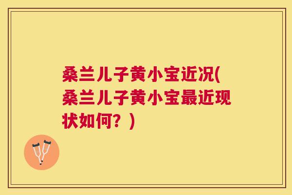 桑兰儿子黄小宝近况(桑兰儿子黄小宝近现状如何?) 桑兰儿子黄小宝近况(桑兰儿子黄小宝近现状如何?)