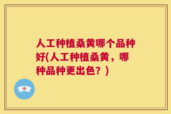人工种植桑黄哪个品种好(人工种植桑黄,哪种品种更出色?) 人工种植桑黄哪个品种好(人工种植桑黄,哪种品种更出色?)