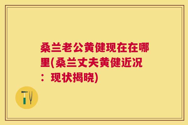 桑兰老公黄健现在在哪里(桑兰丈夫黄健近况:现状揭晓) 桑兰老公黄健现在在哪里(桑兰丈夫黄健近况:现状揭晓)