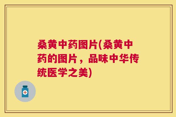 桑黄图片(桑黄的图片，品味中华传统医学之美)