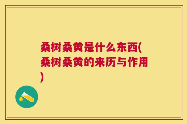 桑树桑黄是什么东西(桑树桑黄的来历与作用) 桑树桑黄是什么东西(桑树桑黄的来历与作用)