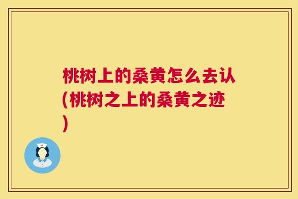 桃树上的桑黄怎么去认(桃树之上的桑黄之迹) 桃树上的桑黄怎么去认(桃树之上的桑黄之迹)
