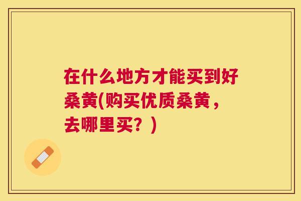 在什么地方才能买到好桑黄(购买优质桑黄,去哪里买?) 在什么地方才能买到好桑黄(购买优质桑黄,去哪里买?)