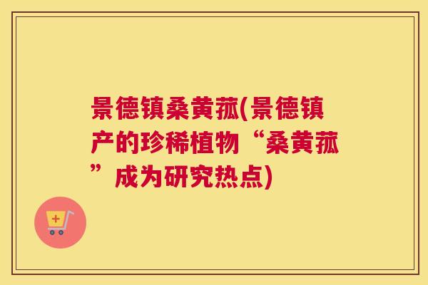 景德镇桑黄菰(景德镇产的珍稀植物“桑黄菰”成为研究热点) 景德镇桑黄菰(景德镇产的珍稀植物“桑黄菰”成为研究热点)
