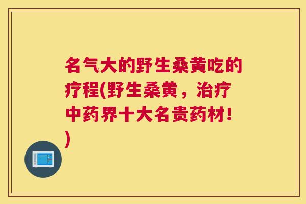 名气大的野生桑黄吃的疗程(野生桑黄,界十大名贵药材!) 名气大的野生桑黄吃的疗程(野生桑黄,界十大名贵药材!)