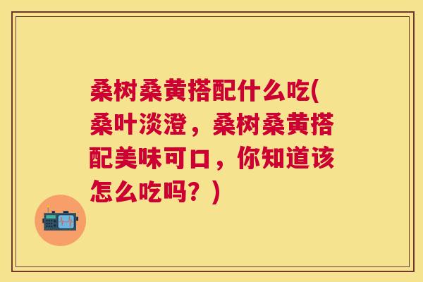 桑树桑黄搭配什么吃(桑叶淡澄,桑树桑黄搭配美味可口,你知道该怎么吃吗?) 桑树桑黄搭配什么吃(桑叶淡澄,桑树桑黄搭配美味可口,你知道该怎么吃吗?)