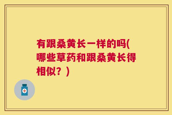有跟桑黄长一样的吗(哪些草药和跟桑黄长得相似?) 有跟桑黄长一样的吗(哪些草药和跟桑黄长得相似?)