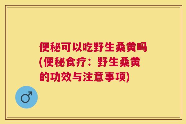 可以吃野生桑黄吗(食疗:野生桑黄的功效与注意事项) 可以吃野生桑黄吗(食疗:野生桑黄的功效与注意事项)