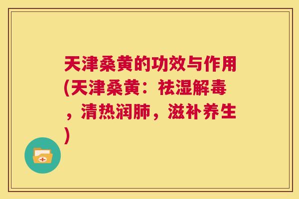 天津桑黄的功效与作用(天津桑黄:祛湿,清热润,滋补养生) 天津桑黄的功效与作用(天津桑黄:祛湿,清热润,滋补养生)