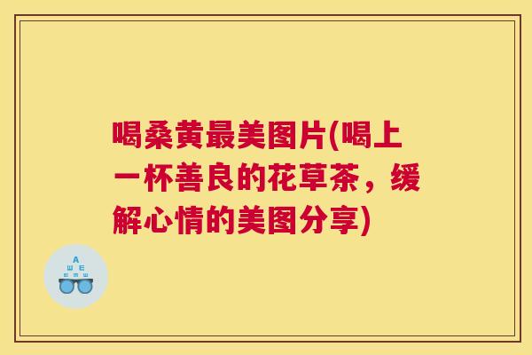 喝桑黄美图片(喝上一杯善良的花草茶,缓解心情的美图分享) 喝桑黄美图片(喝上一杯善良的花草茶,缓解心情的美图分享)