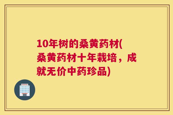 10年树的桑黄药材(桑黄药材十年栽培,成就无价珍品) 10年树的桑黄药材(桑黄药材十年栽培,成就无价珍品)