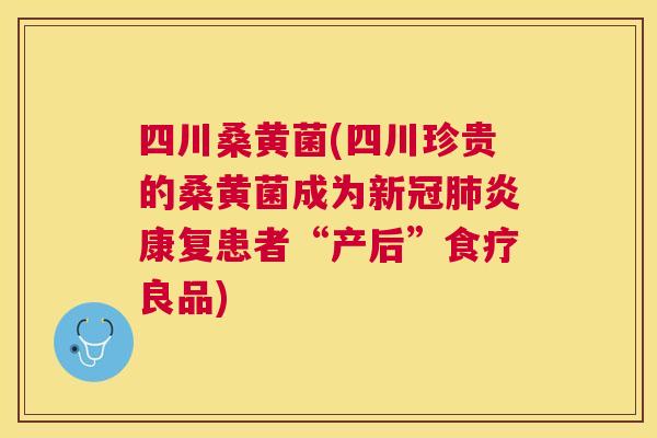 四川桑黄菌(四川珍贵的桑黄菌成为新冠炎康复患者“产后”食疗良品) 四川桑黄菌(四川珍贵的桑黄菌成为新冠炎康复患者“产后”食疗良品)