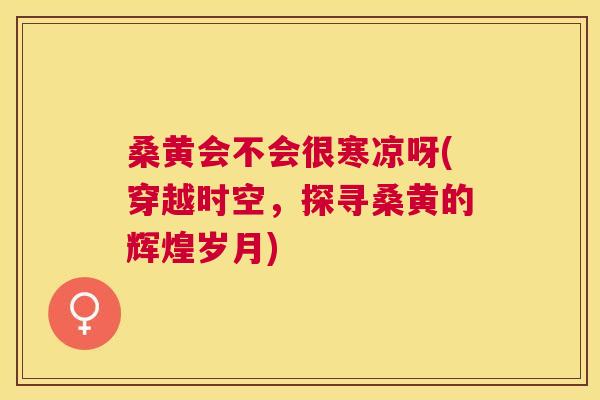桑黄会不会很寒凉呀(穿越时空，探寻桑黄的辉煌岁月)