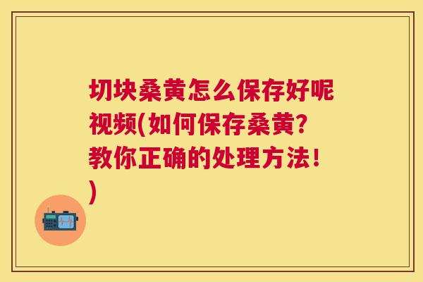 切块桑黄怎么保存好呢视频(如何保存桑黄?教你正确的处理方法!) 切块桑黄怎么保存好呢视频(如何保存桑黄?教你正确的处理方法!)