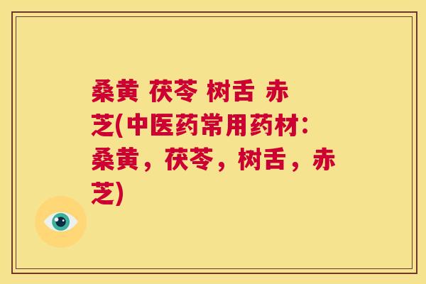桑黄 茯苓 树舌 赤芝(中医药常用药材:桑黄,茯苓,树舌,赤芝) 桑黄 茯苓 树舌 赤芝(中医药常用药材:桑黄,茯苓,树舌,赤芝)