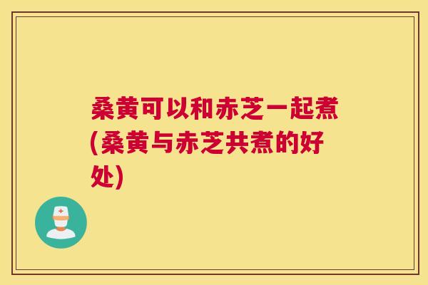 桑黄可以和赤芝一起煮(桑黄与赤芝共煮的好处) 桑黄可以和赤芝一起煮(桑黄与赤芝共煮的好处)