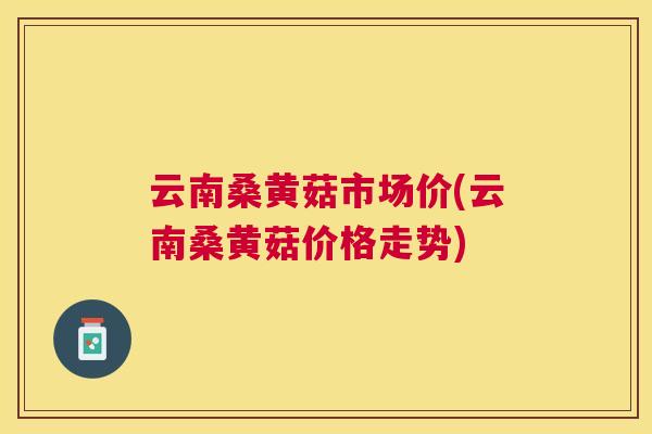 云南桑黄菇市场价(云南桑黄菇价格走势)