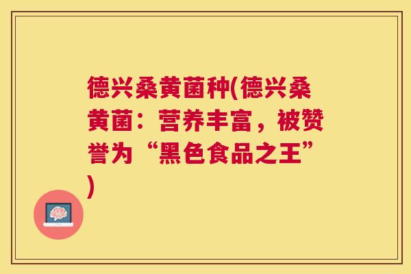 德兴桑黄菌种(德兴桑黄菌:营养丰富,被赞誉为“黑色食品之王”) 德兴桑黄菌种(德兴桑黄菌:营养丰富,被赞誉为“黑色食品之王”)